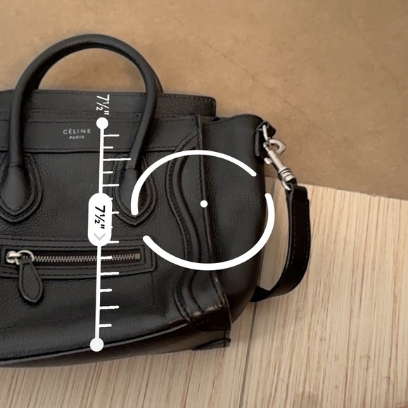 Celine Mini Nano Bag Black Leather - Picture 13 of 13